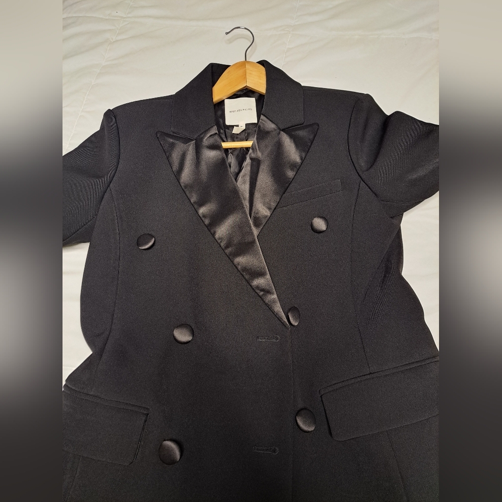 Avec Les Flilles Long Blazer Coat - Picture 2 of 9